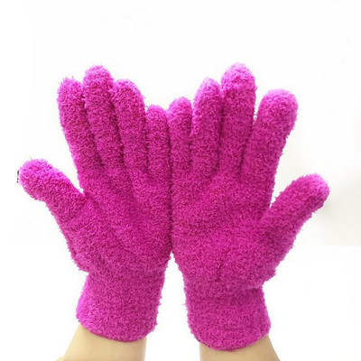 2023 Coral Velvet Jumătate Flanel Îndepărtarea Prafului Mănuși de Curățare Auto Absorbție de apă Mănuși de uz casnic Mănuși de îndepărtare a prafului