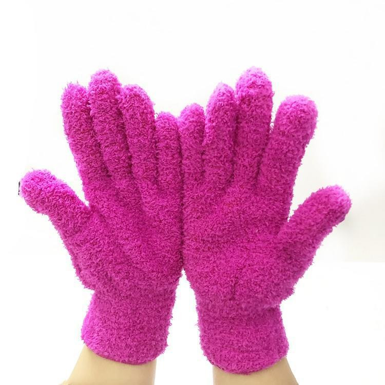 2023 Coral Velvet Jumătate Flanel Îndepărtarea Prafului Mănuși de Curățare Auto Absorbție de apă Mănuși de uz casnic Mănuși de îndepărtare a prafului