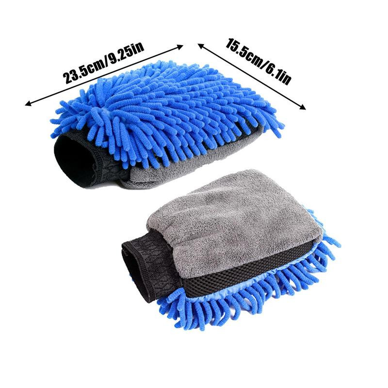 Car Wash Mitt Ultra Absorbent Auto Wash Käsn Kinnas Kriimuvaba Mikrofiibrist Autode detailitarvikud Autod Veoautod Maasturid Paadid