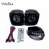 Motociklo garso signalai su rankenos jungikliu Garso palaikymas FM radijas Bluetooth TF kortelės atkūrimas ir USB mobiliojo telefono įkrovimas Atsparus vandeniui