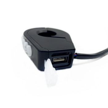 Κόρνες μοτοσικλέτας με λαβή Διακόπτης υποστήριξης ήχου Ραδιόφωνο FM Bluetooth Αναπαραγωγή κάρτας TF & Φόρτιση κινητού τηλεφώνου USB Αδιάβροχο