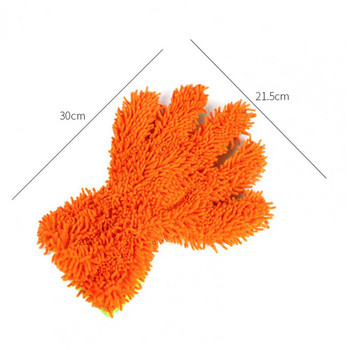 Αδιάβροχο πλυντήριο αυτοκινήτων Microfiber Chenille Gloves Thick Car Cleaning Mitt Wax Detailing Brush Auto Care Γάντι διπλής όψης