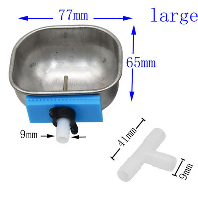 1 tk Küüliku veekauss Farm Küüliku automaatne jootja Küüliku puur Fix Cup Rebane naarits roostevabast terasest joogikauss