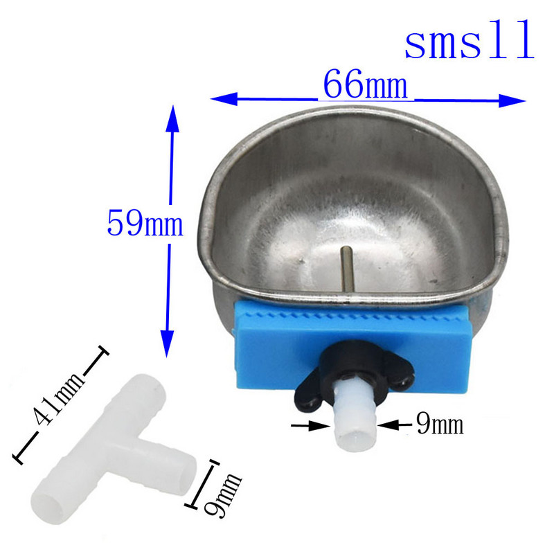 1 tk Küüliku veekauss Farm Küüliku automaatne jootja Küüliku puur Fix Cup Rebane naarits roostevabast terasest joogikauss