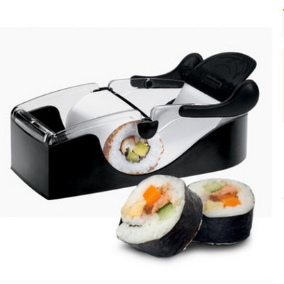 Машина за приготвяне на японски суши Мухъл за оризови топки Незалепващ инструмент за овалване на месо от зеленчуци Направи си сам машина за приготвяне на суши Кухненски аксесоари