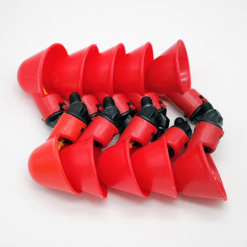 10 vnt. vištienos putpelių kabantys vandens puodeliai spenelių geriamojo dubenėlio paukščiai vandens dubenėlio girdyklos puodeliai kieme automatiniams naminiams paukščiams