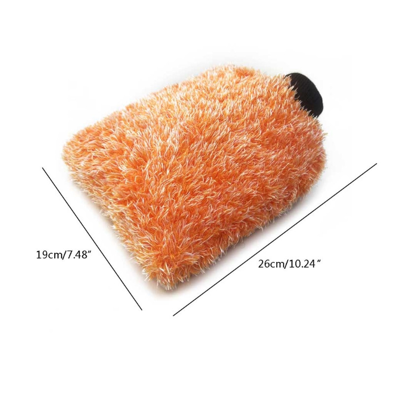 Minkštos mikropluošto plovimo pirštinės automobilinio vaško detalizavimo šepetėlis pirštinės Duster dvipusis valymo audinys vaško detalių įdėklas kempinės skudurėlis