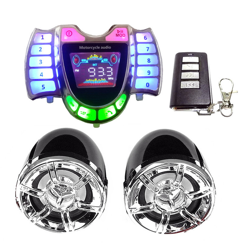 Difuzor motocicletă Mic TF Radio Încărcător USB Sistem audio cu HY-007 pentru accesorii personale pentru motociclete în aer liber