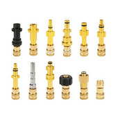 Conector rapid pentru mașină de spălat cu presiune 1/4" la baghetă pistol de pulverizare Adaptor baionetă lănțică 1/4" cu deconectare rapidă pentru Karcher