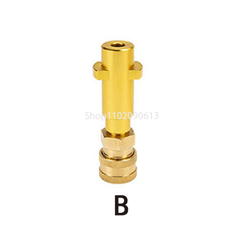 Conector rapid pentru mașină de spălat cu presiune 1/4" la baghetă pistol de pulverizare Adaptor baionetă lănțică 1/4" cu deconectare rapidă pentru Karcher