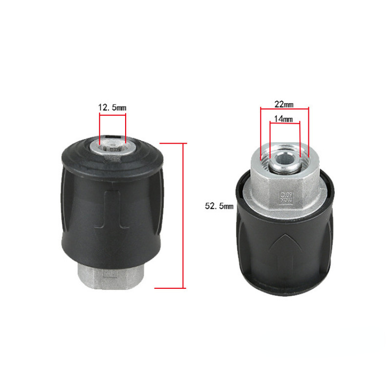 Kit adaptor mașină de spălat sub presiune M22x14mm Conector pentru furtun superior Conector de racord pentru mașina de spălat cu presiune pentru Karcher K Series