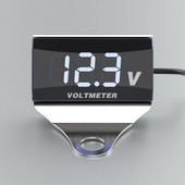 Voltmetru digital DC12-150V Accesorii pentru motociclete cu afișaj LED Tester de tensiune rezistent la apă Indicator de monitorizare a bateriei cu suport