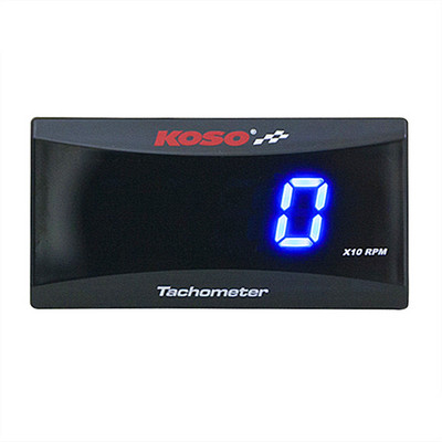 Koso Mini RPM Meter Цифров квадратен LCD дисплей Tach Hour Meter Тахометър Габарит със скоба