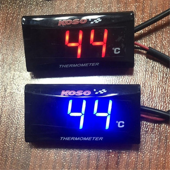 Измервател на температурата за мотоциклети Температура на водата за мотоциклети Цифров хигрометър Термометър Сензор Измервател Сензорен адаптер