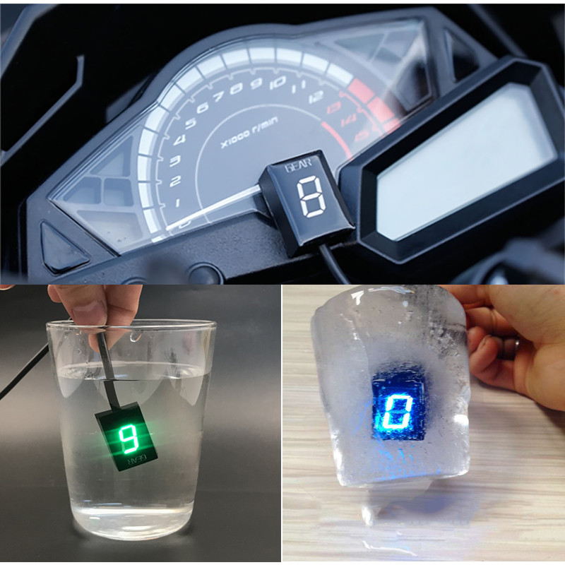 Honda CBR 600 RR CB500X CBR600RR CBR1000RR CB600F Hornet CB650F CBR650F GL1800 mootorratta käiguindikaatori kiiruse näidiku jaoks