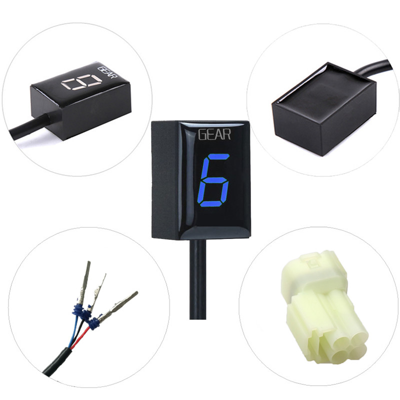 Honda CBR 600 RR CB500X CBR600RR CBR1000RR CB600F Hornet CB650F CBR650F GL1800 mootorratta käiguindikaatori kiiruse näidiku jaoks