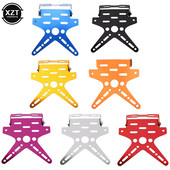 Univerzalni držač registarske pločice za motocikl od legure, montažni nosač, aluminijski prilagođeni poklopac registarske pločice