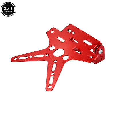 Univerzalni držač registarske pločice za motocikl od legure, montažni nosač, aluminijski prilagođeni poklopac registarske pločice