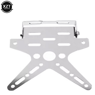 Univerzalni držač registarske pločice za motocikl od legure, montažni nosač, aluminijski prilagođeni poklopac registarske pločice