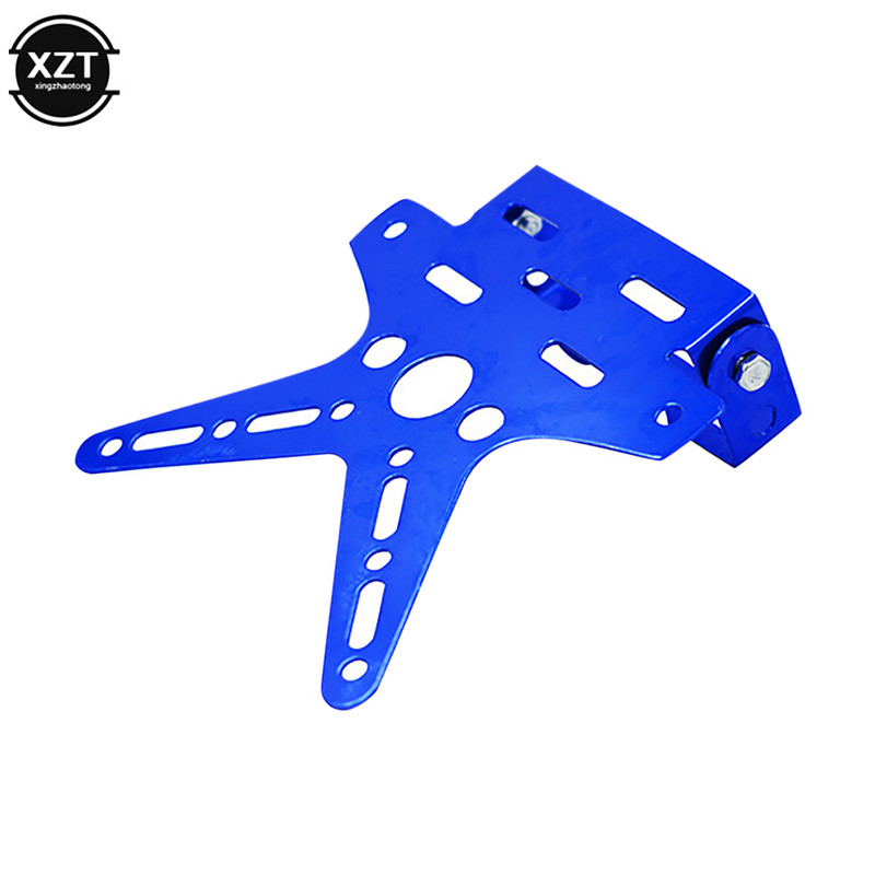 Univerzalni držač registarske pločice za motocikl od legure, montažni nosač, aluminijski prilagođeni poklopac registarske pločice