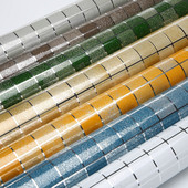 Atsparūs aliejui vandeniui lipnūs virtuvės karščiui atsparūs kaitlentės sienos lipdukai grotelės aliuminio folijos alyvos purslai sienų lipdukai