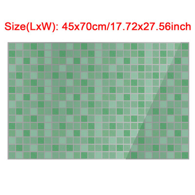 Atsparūs aliejui vandeniui lipnūs virtuvės karščiui atsparūs kaitlentės sienos lipdukai grotelės aliuminio folijos alyvos purslai sienų lipdukai