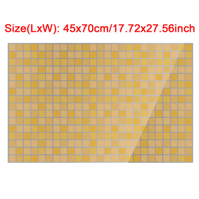 Atsparūs aliejui vandeniui lipnūs virtuvės karščiui atsparūs kaitlentės sienos lipdukai grotelės aliuminio folijos alyvos purslai sienų lipdukai