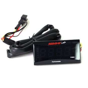 Mini RPM KOSO Meter Tachometer Gauge Ψηφιακή τετράγωνη οθόνη LCD Tach κινητήρα για Honda XMAX CB500X Racing Motorcycle Universal