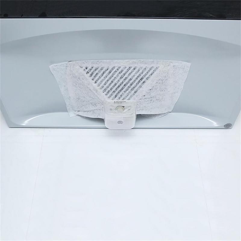 Aliejų sugerianti medvilnė virtuvės greitas valymas nuo alyvos filtro be pjovimo su 8 kabliais Namų prietaisas alyvą sugeriantis popierius