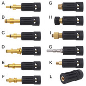Karcher AR Parkside kõrgsurvepesuri otsiku adapter Karcher Lavor Parkside autopesuri tarvikute vahel teisendamiseks