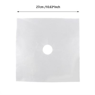 6 tk / komplekt Korduvkasutatav klaaskiust gaasipliidi kaitsja kaitsematt, padi köögitööriist