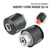 Kit adaptor pentru mașină de spălat cu presiune M22x14mm Conector pentru furtun Conectare și eliberare rapidă Conector pentru montarea mașinii de spălat cu presiune pentru Karcher Seria K