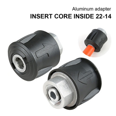 M22x14mm Pressure Washer Adapter Kit Hose Connector Quick Connect & Release Power Washer Fitting Connector for Karcher K Series