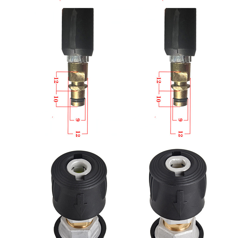 Cuplaje de extensie a furtunului de spălătorie auto de înaltă presiune pentru racorduri de extensie pentru furtunuri de spălare auto pentru mașină de spălat cu presiune Karcher seria K