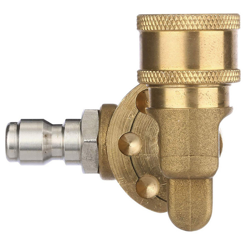 4500 PSI zakretna spojnica s 1/4" brzim spajanjem, podesivom mlaznicom, adapterom za nastavak za visokotlačni perač za čišćenje automobila