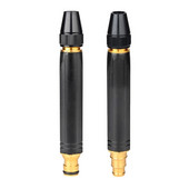 Ακροφύσιο λάστιχου κήπου Μεταλλικό ακροφύσιο νερού με ρυθμιζόμενα μοτίβα ποτίσματος βαρέως τύπου για φυτά ποτίσματος γκαζόν