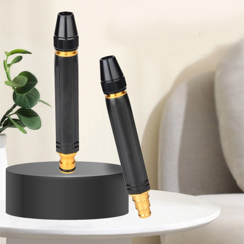 Ακροφύσιο λάστιχου κήπου Μεταλλικό ακροφύσιο νερού με ρυθμιζόμενα μοτίβα ποτίσματος βαρέως τύπου για φυτά ποτίσματος γκαζόν