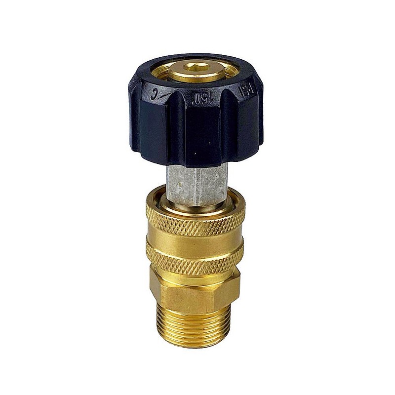 2 vnt. Slėginio plovimo adapterio rinkinys M22 14 mm / 15 mm moteriškas pasukamas prie greito prijungimo 3/8" arba 1/4" atlaisvinimo rinkinio antgalis