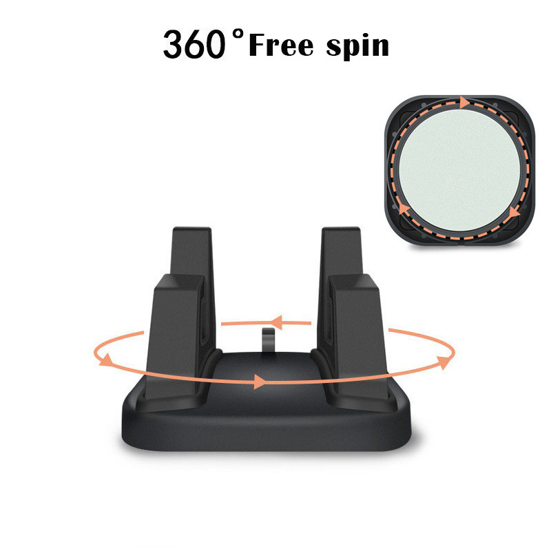 VAORLO Držač za telefon u automobilu od 360 stupnjeva Mekana silikonska protuklizna podloga za nosač mobilnog telefona Podrška za držač za auto GPS upravljačku ploču