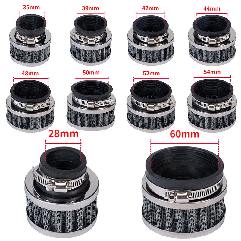 Φίλτρο αέρα μοτοσικλέτας 28-60mm High Flow Universal ATV Pit Dirt Bike Sports Intake για Honda Kawasaki Yamaha 50mm Moto Filter Air