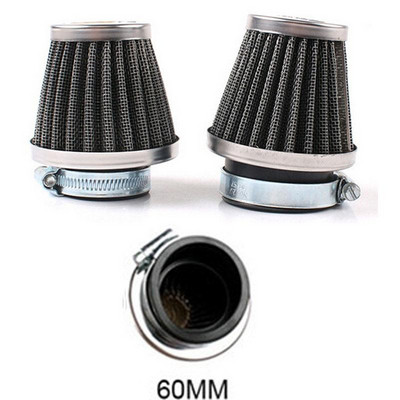 Mootorratta õhufiltri seenepea filtrid universaalsed mootorratta karburaatori õhu sisselaskefiltri puhasti 35mm 44mm 50mm 54mm 60mm