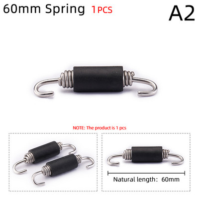 1kom univerzalnih motociklističkih opružnih kuka od nehrđajućeg čelika za dizajn ispušne cijevi za zrak akrapovic sc