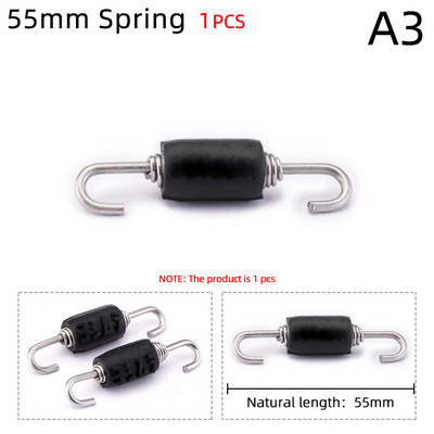 1kom univerzalnih motociklističkih opružnih kuka od nehrđajućeg čelika za dizajn ispušne cijevi za zrak akrapovic sc