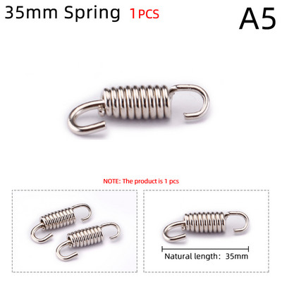 1kom univerzalnih motociklističkih opružnih kuka od nehrđajućeg čelika za dizajn ispušne cijevi za zrak akrapovic sc
