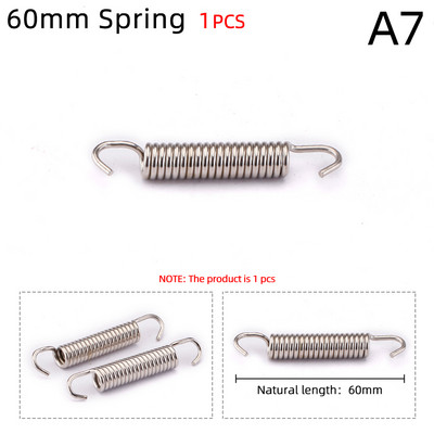 1kom univerzalnih motociklističkih opružnih kuka od nehrđajućeg čelika za dizajn ispušne cijevi za zrak akrapovic sc