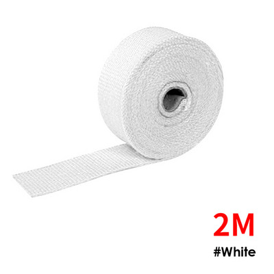 500 CM motociklo išmetimo apvyniojimo ritinėlis stiklo pluošto šilumos skydas išmetimo antgalis vamzdis šilumos apvyniojimo juosta terminė apsauga automobilių priedai