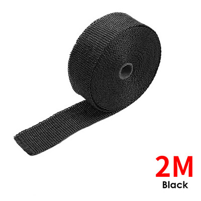 500 CM motociklo išmetimo apvyniojimo ritinėlis stiklo pluošto šilumos skydas išmetimo antgalis vamzdis šilumos apvyniojimo juosta terminė apsauga automobilių priedai