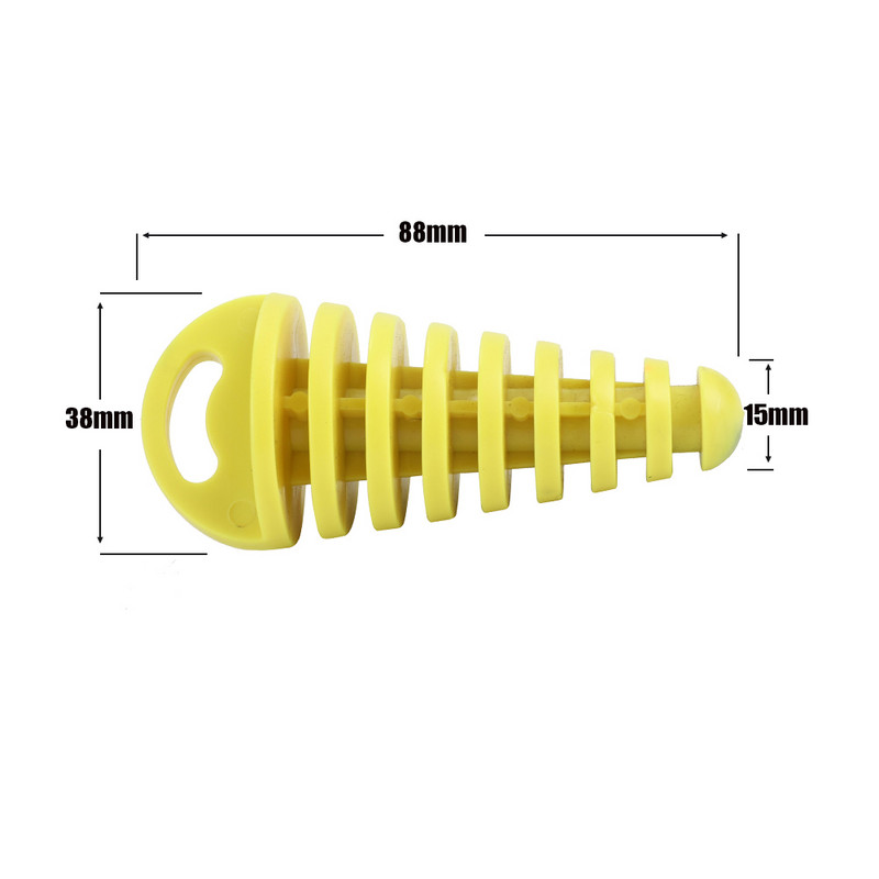Dop pentru țeavă de eșapament pentru motocicletă Toba de eșapament Dop de spălare Protector pentru țeavă Țeavă de eșapament pentru motocross Sângeră de aer din cauciuc Mutare Amortizor de suflare
