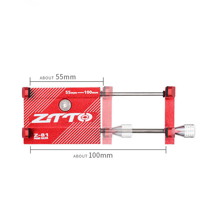 Βάση τηλεφώνου ποδηλάτου από κράμα αλουμινίου Αντιολισθητικός βραχίονας GPS Κλιπ γενικής βάσης τηλεφώνου ποδηλάτου για κινητό τηλέφωνο σκούτερ μοτοσικλετών