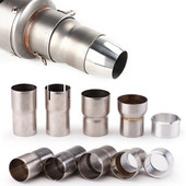 Adaptor pentru țeavă de evacuare pentru motocicletă 60-51mm 51-38mm conectare Reductor suplimentar Toba de eșapament din oțel inoxidabil Accesorii și instrumente de instalare